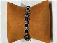 Armband Tamashii Celebration in Halbedelsteine Occhio di falco BHS925-245